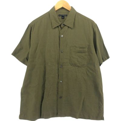 古着 バナナリパブリック BANANA REPUBLIC 半袖 リネンシャツ
