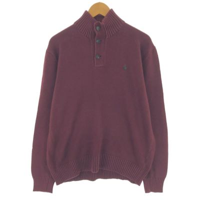 古着 ラルフローレン Ralph Lauren POLO RALPH LAUREN コットンニットハーフボタンセーター メンズM相当  /eaa434643 【中古】 【240910】 | 古着屋JAM（ジャム）