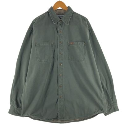 USA製 carhartt カーハート　ダックシャツ WORK SHIRT USA VINTAGE Carhartt BD COTTON WORK SHIRT/アメリカ古着