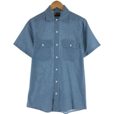 古着 70年代 DEE CEE 半袖 シャンブレーシャツ USA製 メンズS相当 ヴィンテージ /eaa536411 【中古】 【250419】