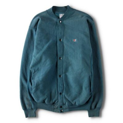 【90s】チャンピオン　スナップカーディガン 90s メキシコ製 Championチャンピオン ワンポイント リバース