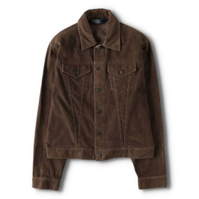 古着 90年代 ラルフローレン Ralph Lauren POLO by Ralph Lauren トラッカータイプ コーデュロイジャケット メンズM相当 ヴィンテージ /evb010675 【中古】 【250402】 【V2504】
