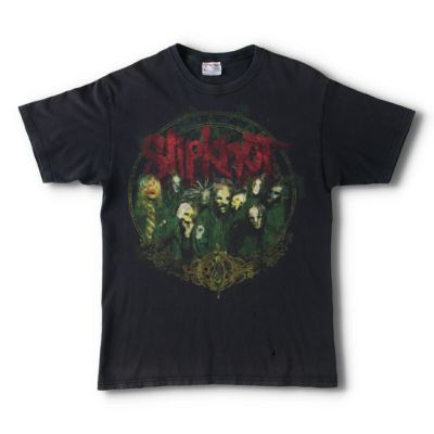 古着 00年代 ヘインズ Hanes SLIPKNOT スリップノット バンドTシャツ バンT メンズM相当 /evb010861 【中古】 【250411】 【V2504】