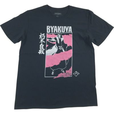 古着 BLEACH ブリーチ 朽木白哉 アニメ キャラクタープリントTシャツ メンズL相当 /eaa539623 【中古】 【250419】