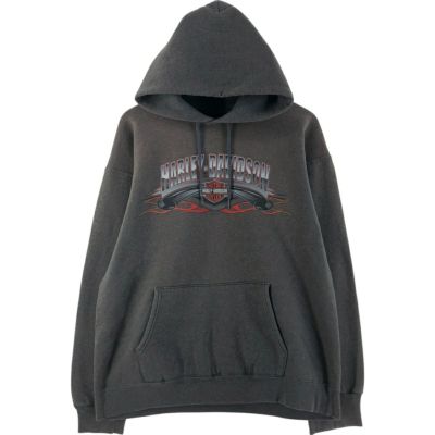 古着 00年代 ハーレーダビッドソン Harley-Davidson スウェットプルオーバーパーカー メンズM相当 /eaa537775 【中古】 【250420】