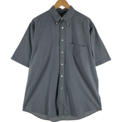 古着 90~00年代 ノーティカ NAUTICA 半袖 ボタンダウン チェックシャツ メンズM相当 ヴィンテージ /eaa539729 【中古】 【250420】