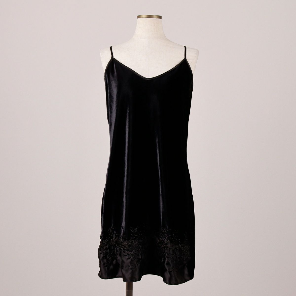 古着 総柄 マキシ丈 ノースリーブワンピース レディースM相当  