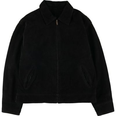 古着 JLC 中綿入り スイングトップタイプ スエードレザー スポーツ