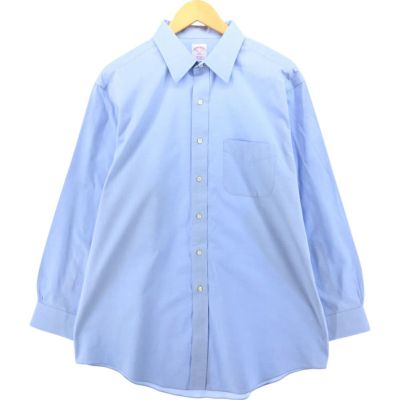 古着 ブルックスブラザーズ Brooks Brothers 346 REGULAR FIT 長袖 コットンシャツ メンズL相当 /eaa539791 【中古】 【250420】