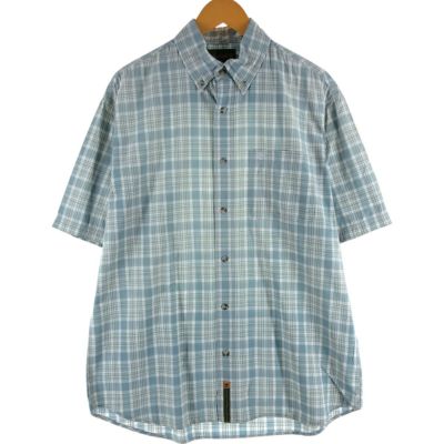 古着 90～00年代 ティンバーランド Timberland 半袖 ボタンダウン チェックシャツ メンズM相当 ヴィンテージ /eaa539736 【中古】 【250420】