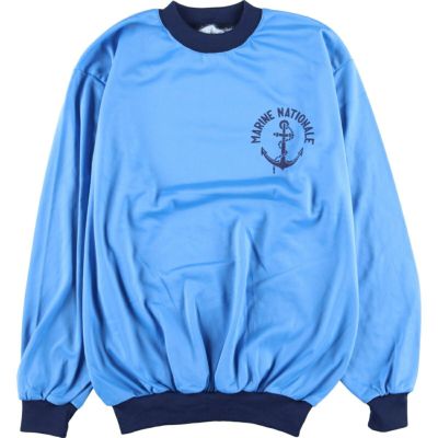 古着 MARINE NATIONALE フランス海軍 長袖 ゲームシャツ メンズL /eaa441703 【中古】 【240504】