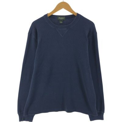 古着)00s eddie bauer サーマルヘンリーネックロンT
