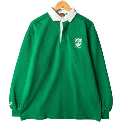 古着 90年代 バーバリアン BARBARIAN 長袖 ラガーシャツ カナダ製