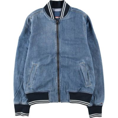 古着 トミーヒルフィガー TOMMY HILFIGER デニムブルゾン レディースS相当 /eaa538636 【中古】 【250420】 【Elulu/エルル】