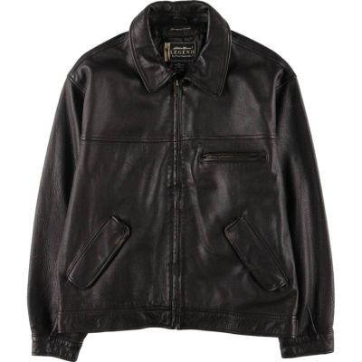 古着 エディーバウアー Eddie Bauer LEGEND スイングトップタイプ レザーブルゾン メンズM相当 /eaa538684 【中古】 【250421】