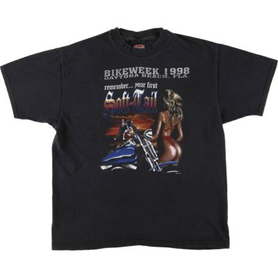古着 90年代 ハーレーダビッドソン Harley-Davidson 鷲柄 イーグル柄 モーターサイクル バイクTシャツ USA製 メンズXL相当 ヴィンテージ /eaa540080 【中古】 【250421】
