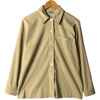 古着 70年代 after Six 長袖 フリル ブラウス メンズXL相当