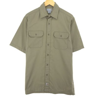 レアUSA古着○カーハート シャツジャケット 長袖シャツ ベージュ メンズ2XL レアUSA古着○カーハート シャツジャケット 長袖シャツ ベージュ
