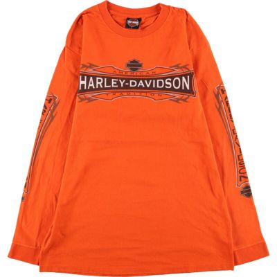 古着 00年代 ハーレーダビッドソン Harley-Davidson ロングTシャツ ロンT USA製 メンズL相当 /eaa493778 【中古】 【241019】 ss2503_30