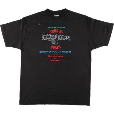 古着 90年代 ヘインズ Hanes GUNS N HOSES プリントTシャツ USA