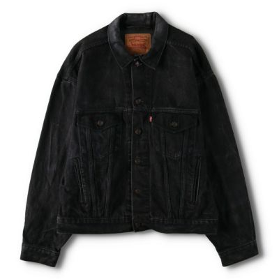 90s Levi's 70507-4159 Black Denim Jacket 黒 XL Levis
