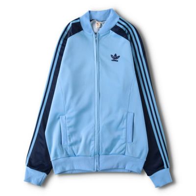 ブ*す様 adidas アディダス VENTEX ベンテックス ATPトラックジ 70-80s Vintage adidas VENTEX ATP Blue Track Jac