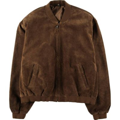 古着 スエードレザーブルゾン メンズL相当 ヴィンテージ