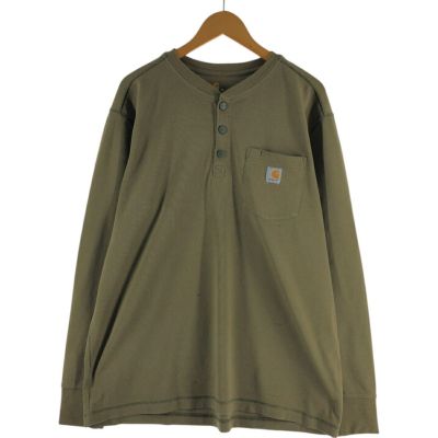 USA製！！【Carhartt カーハート】サーマルロンT XL ワッフル 希少 USA製！！【Carhartt カーハート】サーマルロンT XL ワッフル
