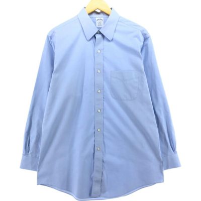 古着 ブルックスブラザーズ Brooks Brothers 1818 REGENT FIT 長袖 コットンシャツ メンズL相当 /eaa541756 【中古】 【250422】