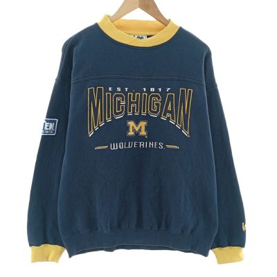 古着 00年代 MICHIGAN ミシガン大学 カレッジスウェットシャツ