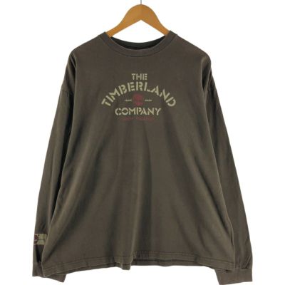 Timberland ティンバーランド プリント ロングTシャツ ロンT