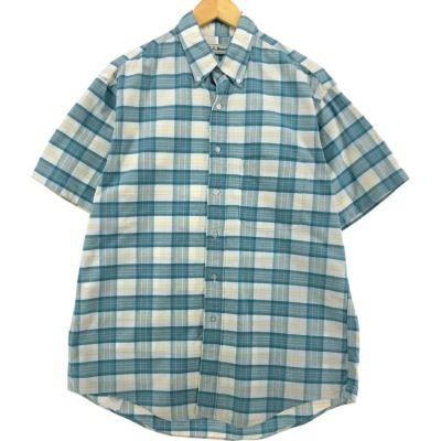 古着 エルエルビーン L.L.Bean チェック柄 長袖 シャモアクロス