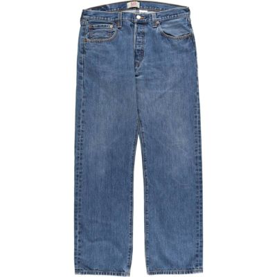古着 リーバイス Levis リーバイス501 STRAIGHT LEG BUTTON-FLY ストレートデニムパンツ メンズw34相当 /eaa539237 【中古】 【250424】