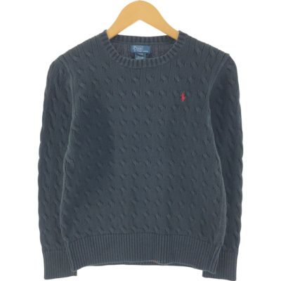 古着 ラルフローレン Ralph Lauren POLO by Ralph Lauren ケーブル編み コットンニットセーター レディースL相当 /eaa539518 【中古】 【250424】 【ADEL/アデル】