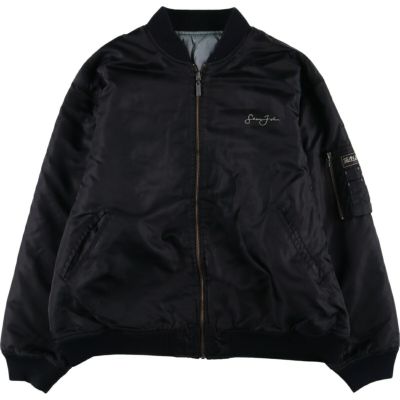 古着 サウスポール SOUTH POLE MA-1タイプ リバーシブル 中綿入り