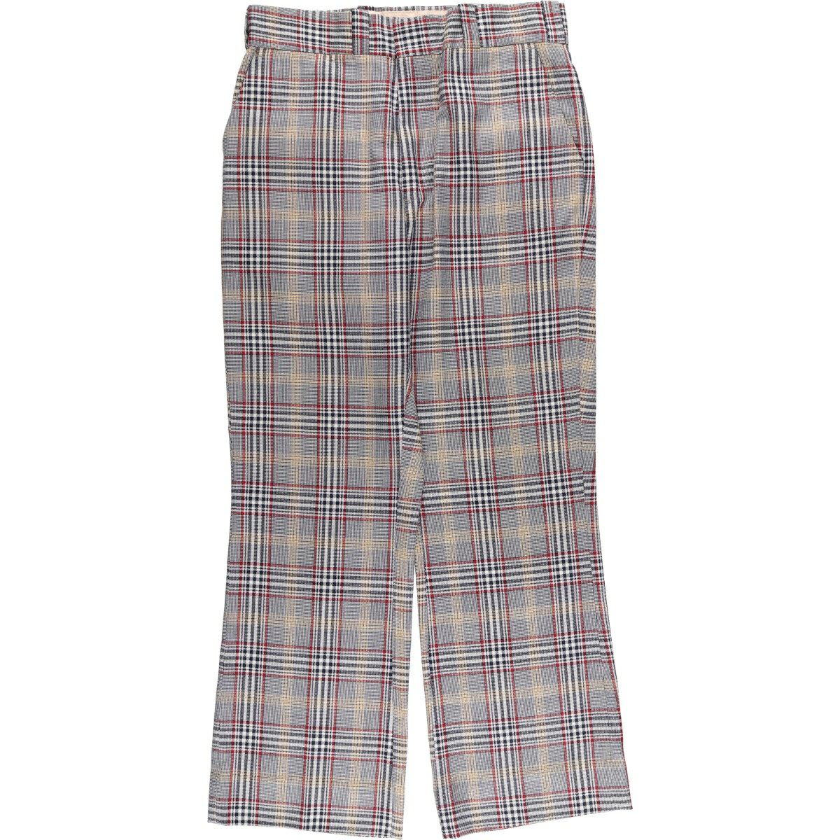 【60s〜70s】Gary's タータンチェック パンツ 古着 古着 70年代～ シアーズ Sears PERMA PREST タータンチェック コットン