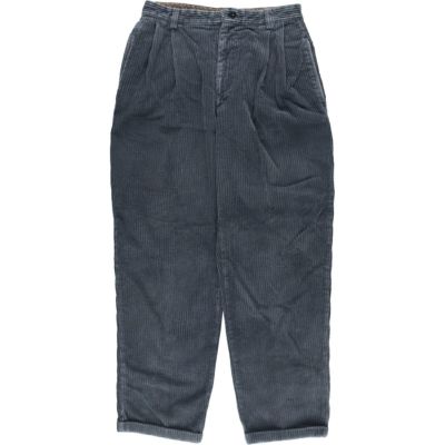 90s】ユーロ古着 ツータック ラミーコットンパンツ 麻 OPTI