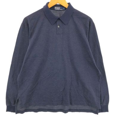 古着 ラルフローレン Ralph Lauren POLO by Ralph Lauren 総柄 長袖 ポロシャツ メンズL /eaa430742 【中古】 【240507】
