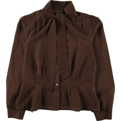 古着 長袖 ボウタイ ブラウス レディースM相当 /eaa541483 【中古】 【250425】 【ADEL/アデル】