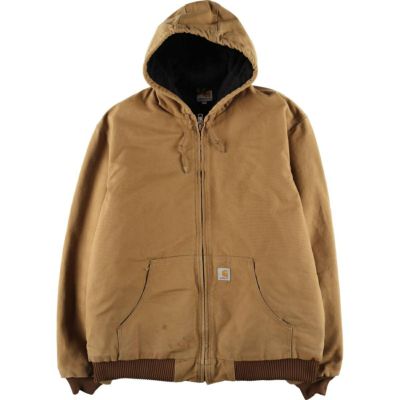 古着 カーハート Carhartt アクティブジャケット ダックフルジップパーカー USA製 メンズXL相当 /eaa541672 【中古】 【250425】