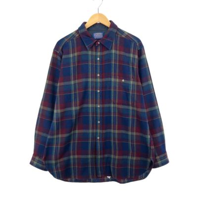 古着 70年代 ペンドルトン PENDLETON ウールシャツ USA製 メンズXL