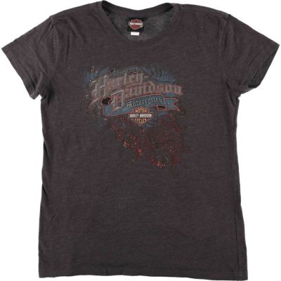古着 ハーレーダビッドソン Harley-Davidson モーターサイクル バイクTシャツ レディースL相当 /eaa541404 【中古】 【250425】 【Elulu/エルル】