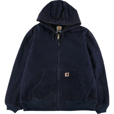 古着 カーハート Carhartt アクティブジャケット ダックフルジップ