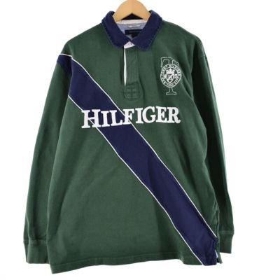 古着 90年代 トミーヒルフィガー TOMMY HILFIGER 長袖 ボタンダウン