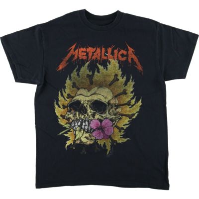 US古着◆メタリカ メタルバンド バンT Tシャツ メンズL 古着 Metallica メタリカ バンドTシャツ バンT メンズM相当