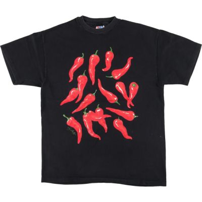 古着 90年代 ヘインズ Hanes BEEFY-T プリントTシャツ USA製 メンズL相当 ヴィンテージ /eaa541604 【中古】 【250426】