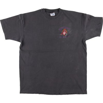 古着 80年代 ヘインズ Hanes BEEFY-T 青タグ 刺繍Tシャツ USA製 メンズXL相当 ヴィンテージ /eaa542792 【中古】 【250426】