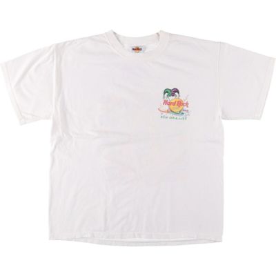 古着 HARD ROCK CAFE ハードロックカフェ バックプリント アドバタイジングTシャツ メンズL相当 /eaa542299 【中古】 【250426】