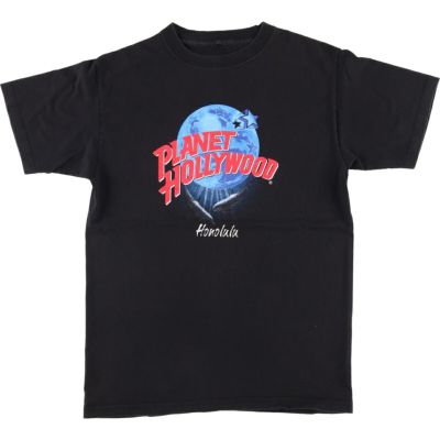 古着 PLANET HOLLYWOOD プラネットハリウッド アドバタイジングTシャツ メンズM相当 /eaa543909 【中古】 【250426】