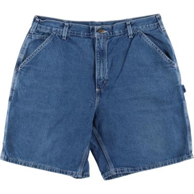 最終価格❣️超美品❣️カーハート❣️メンズ❣️ペインター❣️デニム❣️ショートパンツ❣️ 古着 カーハート Carhartt デニムペインターショーツ ハーフ